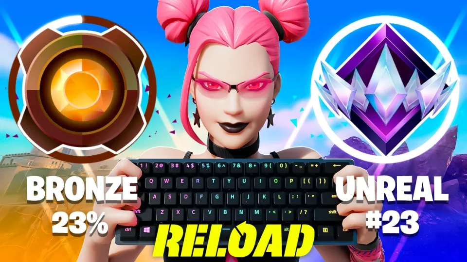 Fortnite ranked speedrun: what a Bronze-to-Unreal climb in Reload actually takes